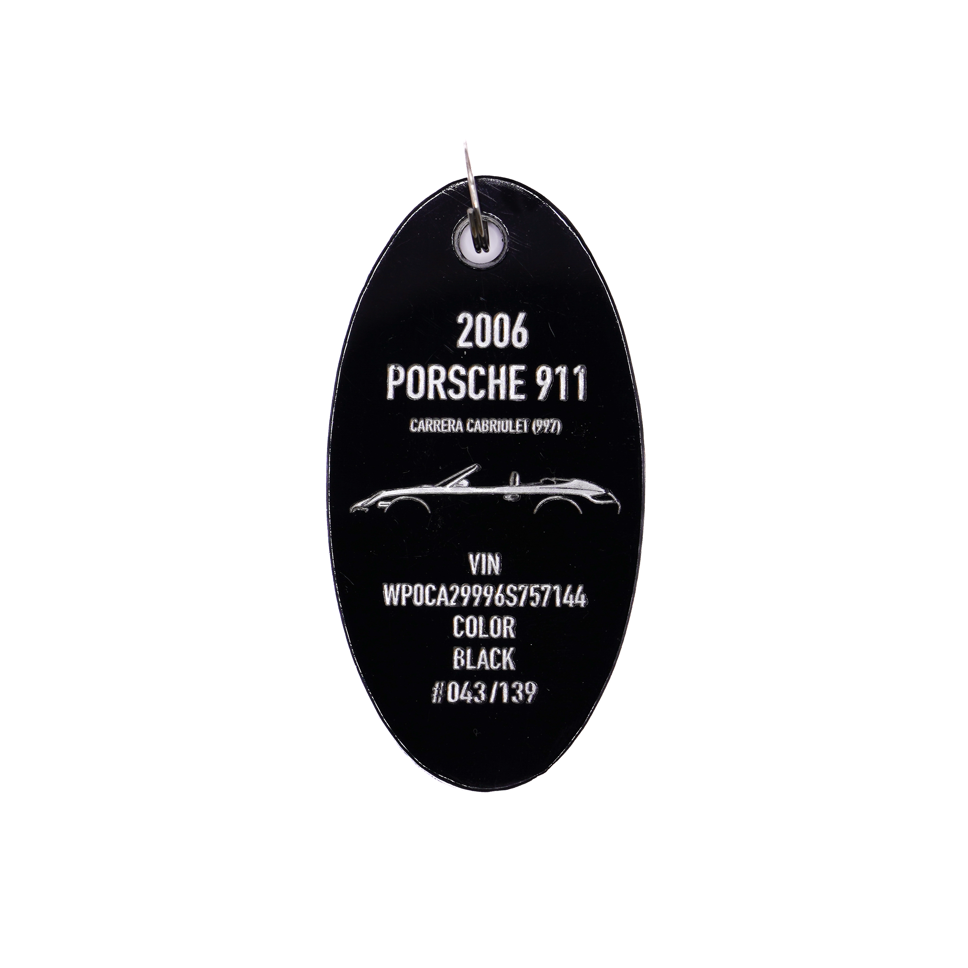 2006 Porsche 911 Carrera Cabriolet Keychain (997)